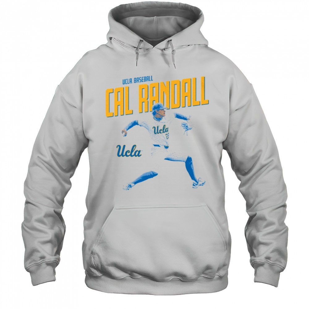 Cal Randall Illustrated UCLA Bruins Baseball NCAA Division I t-shirt