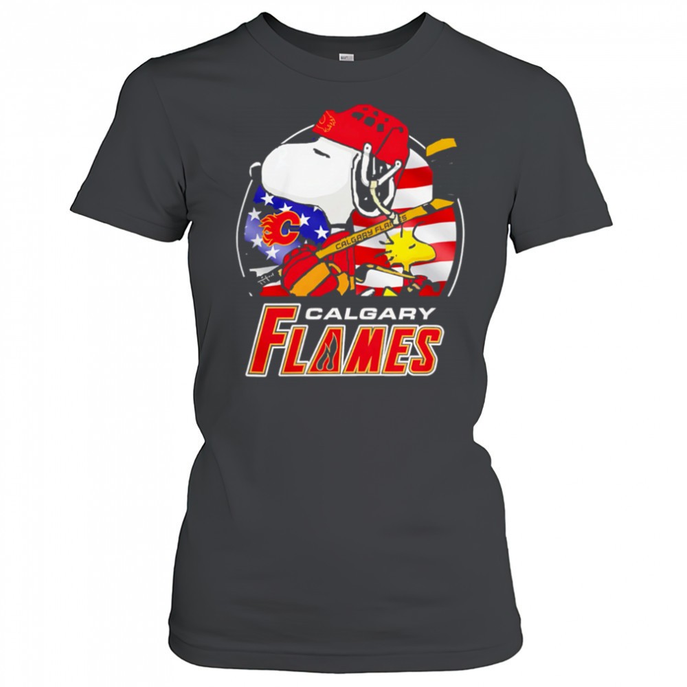 calgary-flames-ice-hockey-snoopy-and-woodstock-nhl-shirt-uuxj47ij Calgary Flames Ice Hockey Snoopy And Woodstock Nhl shirt