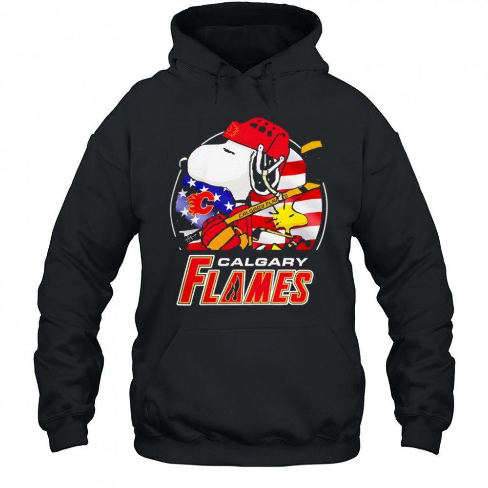 Calgary Flames Ice Hockey Snoopy And Woodstock Nhl shirt
