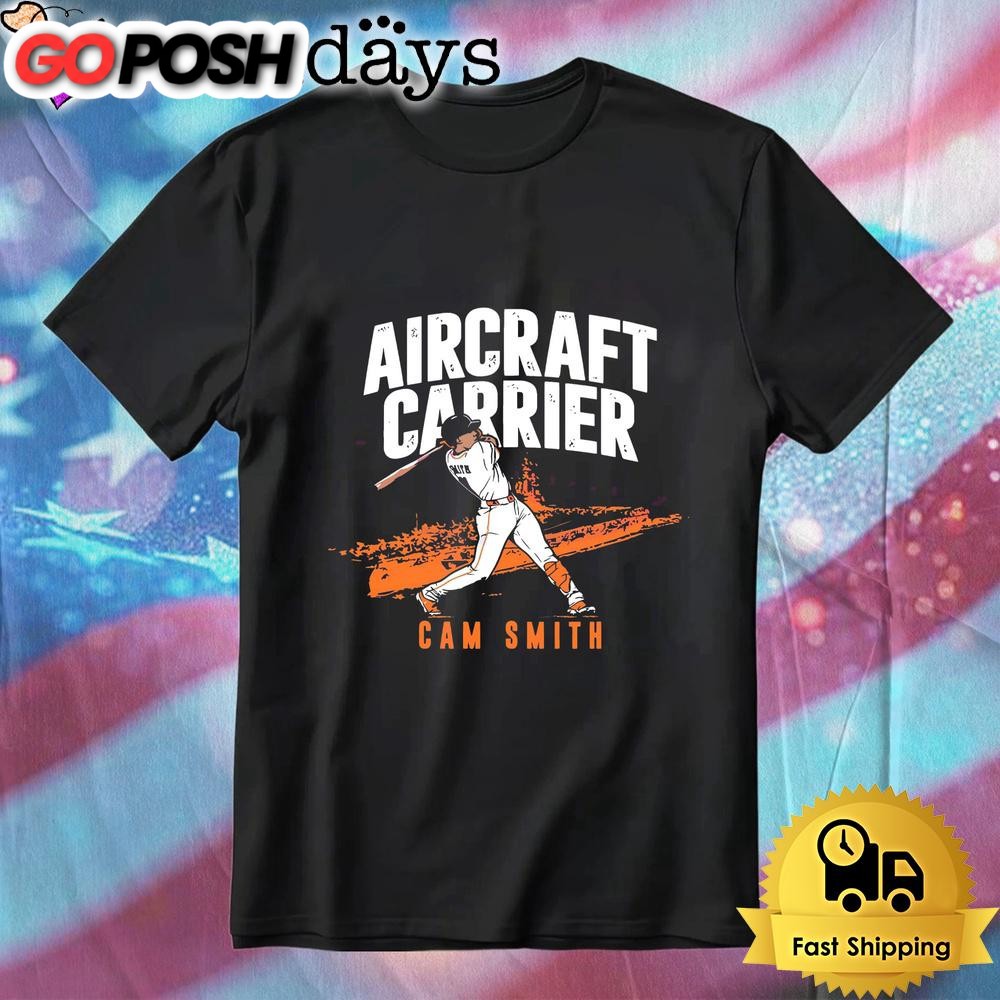 Cam Smith Aircraft Carrier Houston Astros Baseball T-Shirt