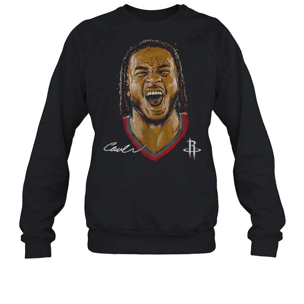 Cam Whitmore Houston Rockets MLB Basketball Player Portrait Signature Shirt