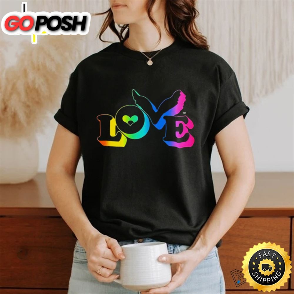 Camiseta Coldplay Love Button Music Of The Spheres World Tour 2025 Lgbt Tshirt