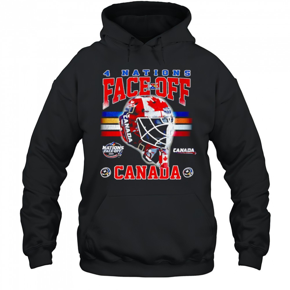 Canada 2025 4 Nations Face-Off Goalie Mask shirt