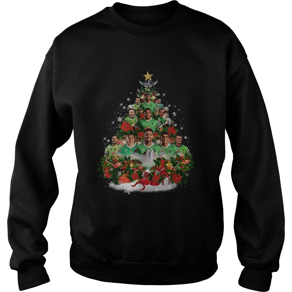 Canberra Raiders Christmas tree shirt
