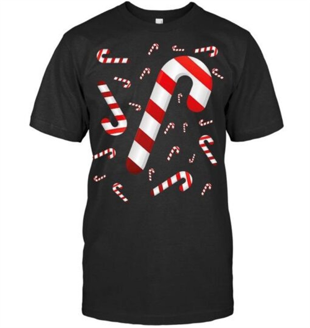 Candy Cane Merry and Bright Red and White Candy Costume T Shirt
