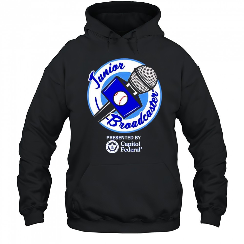 Capitol Federal Bank junior broadcaster baseball shirt