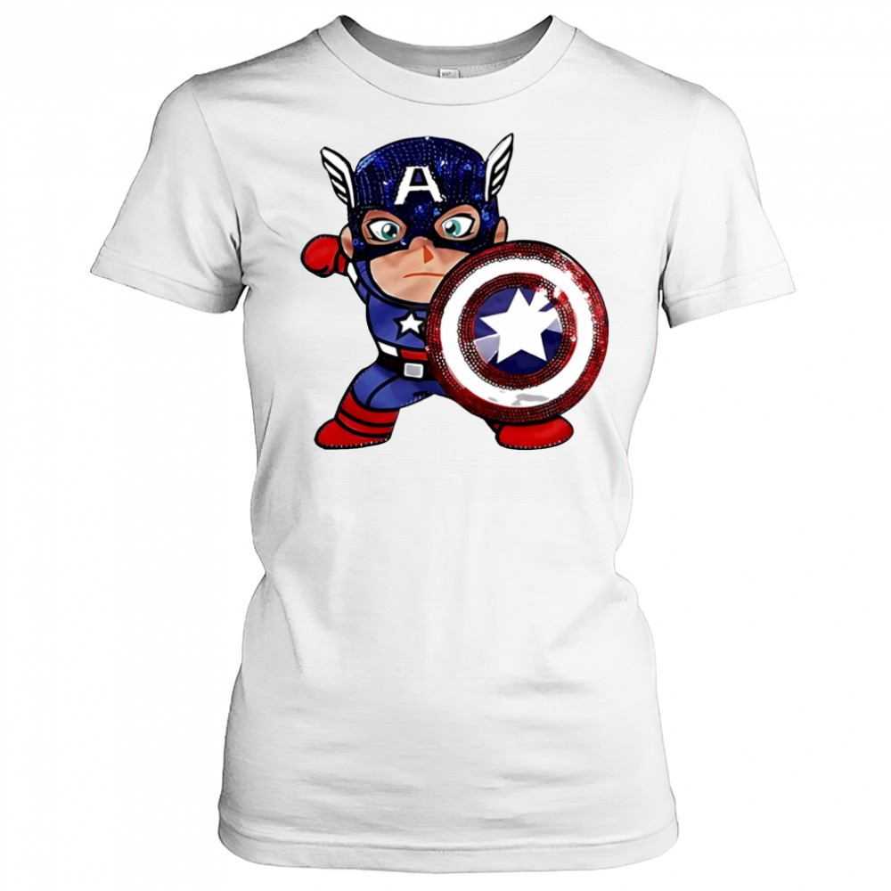 captain-america-funny-cartoon-shirt-w3o9151j Captain America funny cartoon shirt