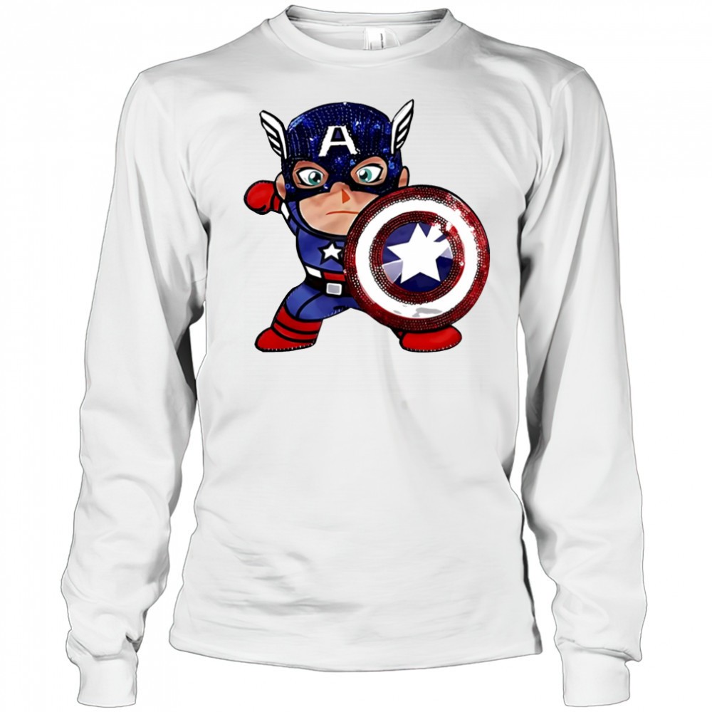 captain-america-funny-cartoon-shirt-w3o9151j Captain America funny cartoon shirt