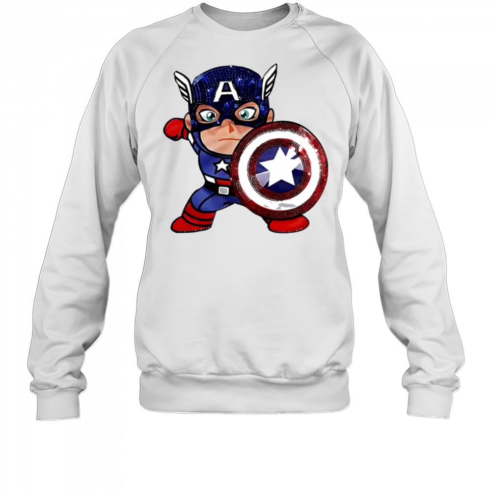 captain-america-funny-cartoon-shirt-w3o9151j Captain America funny cartoon shirt