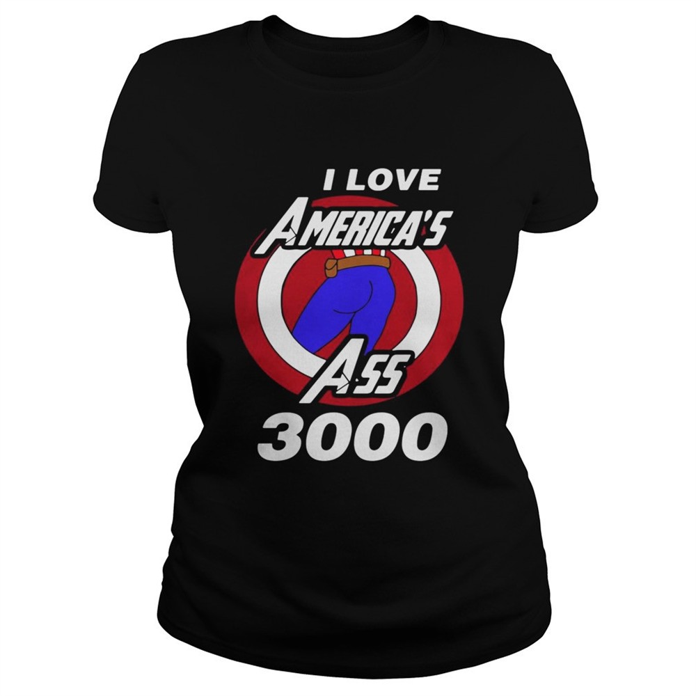 Captain America I love Americas ass 3000 shirt