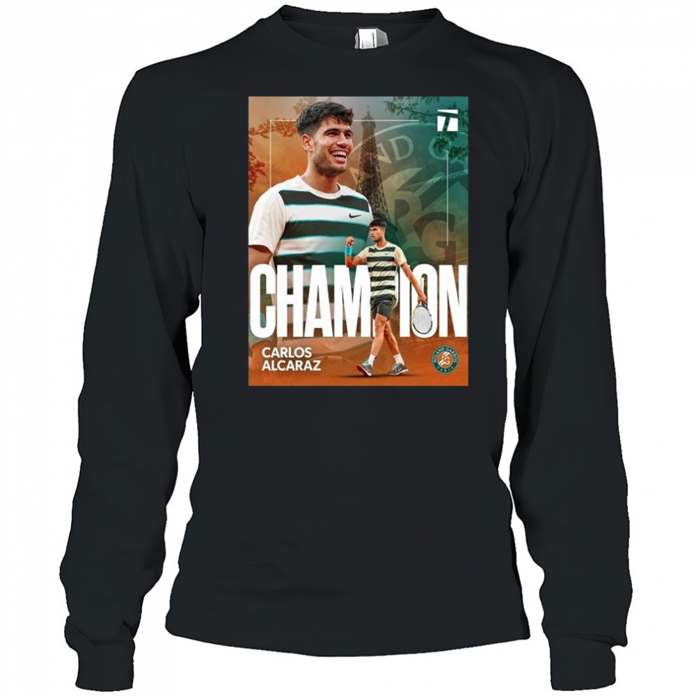 carlos-alcaraz-roland-garros-2025-champions-t-shirt-nywxzyzm Carlos Alcaraz Roland Garros 2025 Champions T-Shirt