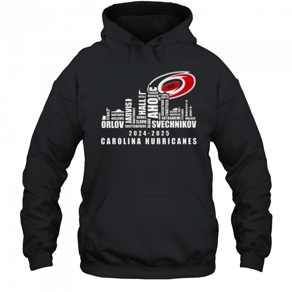 Carolina Hurricanes 2024-2025 Skyline Names Shirt