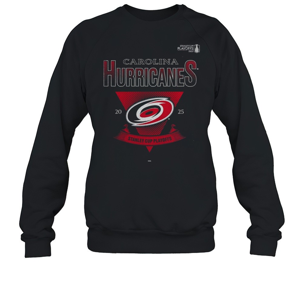 Carolina Hurricanes 2025 Stanley Cup Playoffs Crossbar Tri-Blend Shirt