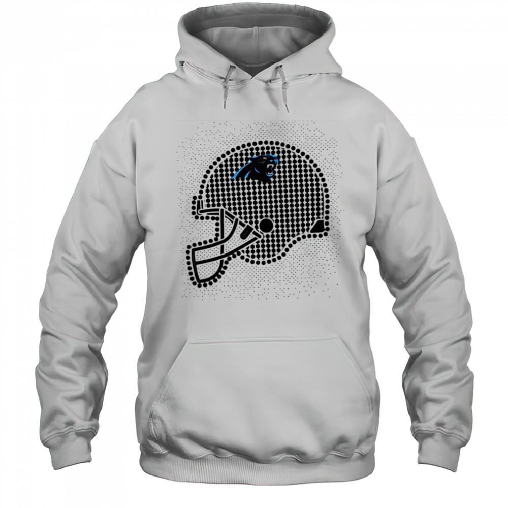 Carolina Panthers polka dots helmet shirt