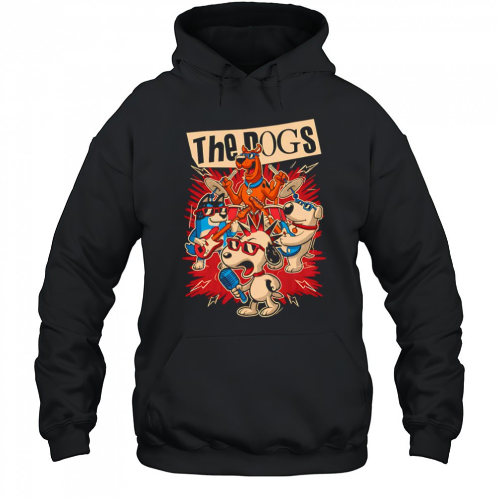 Cartoon Dog Band retro shirt