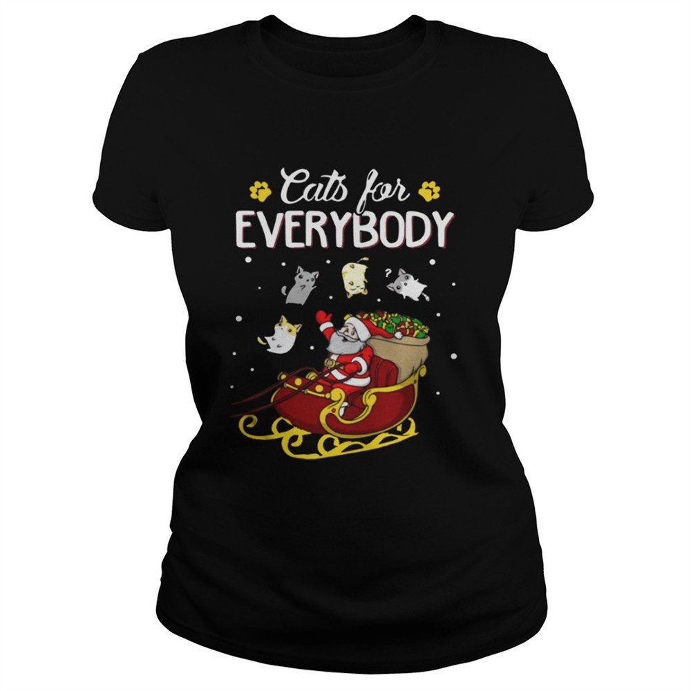 Cats For Everybody Santas Gift Christmas Sweat shirt