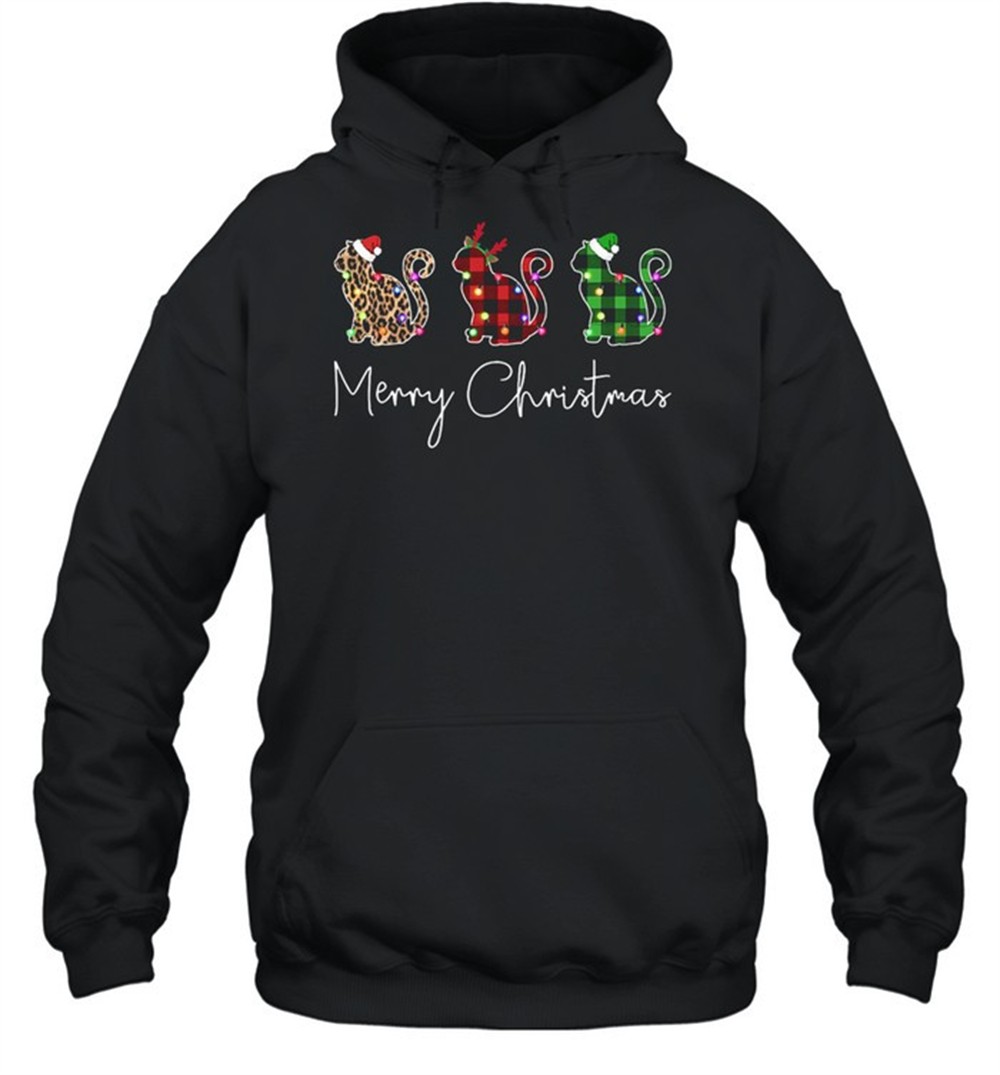 Cats Light Leon Christmas shirt
