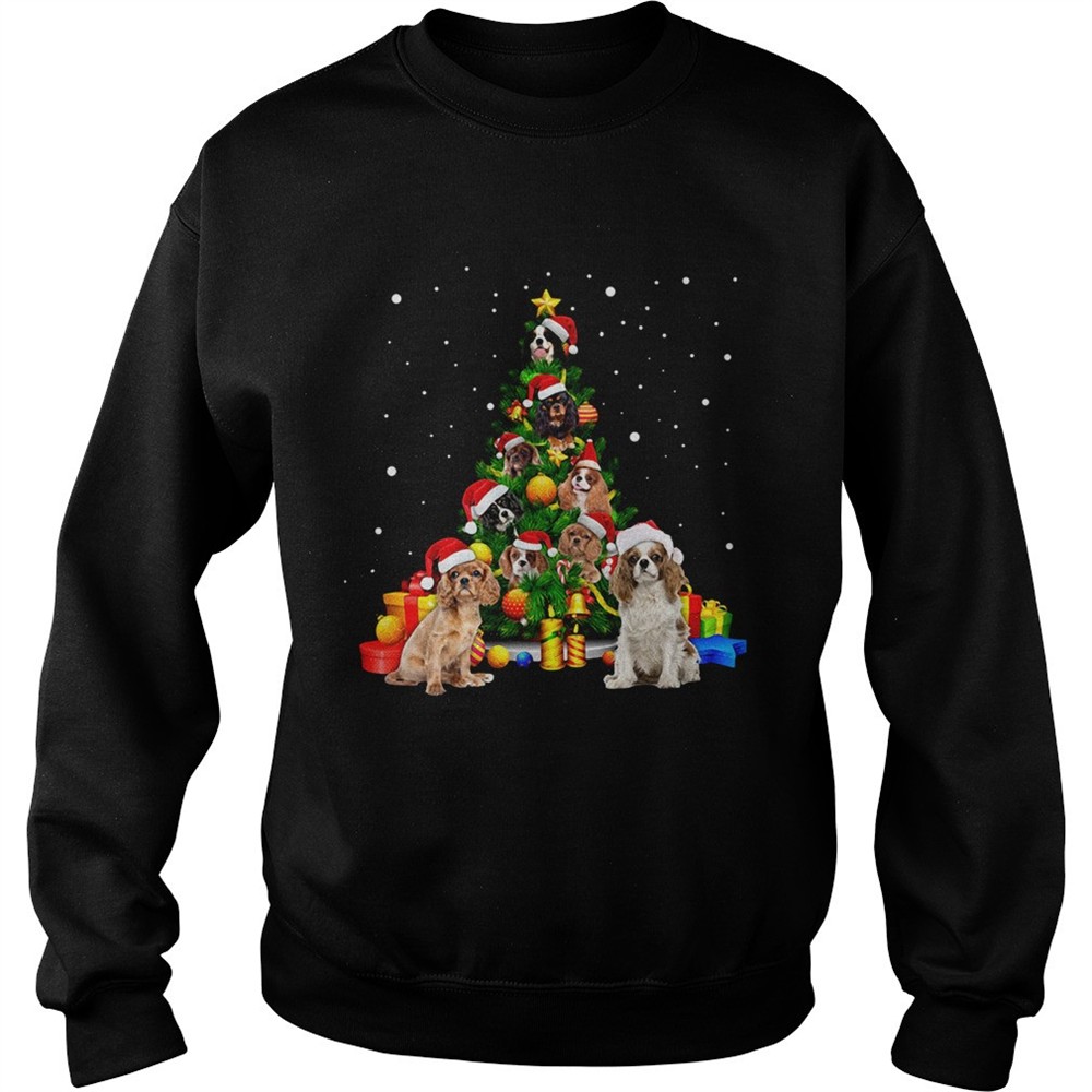 Cavalier King Charles Spaniels Christmas Tree shirt