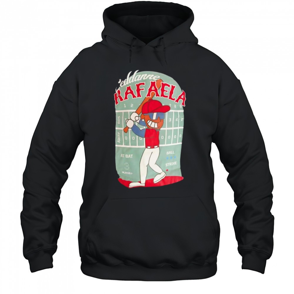 Ceddanne Rafaela Boston Red Sox player baseball cartoon shirt