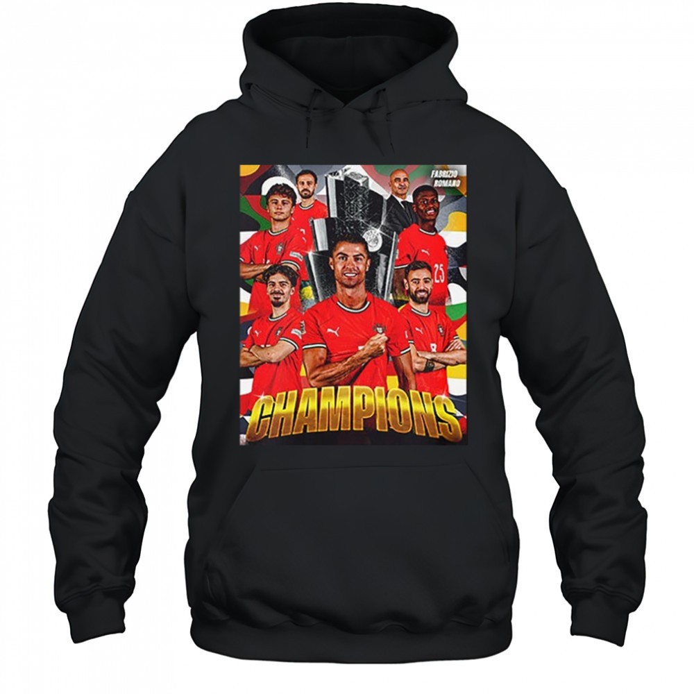 Celebrates Portugal Wins The UEFA Nations League 2025 Shirt