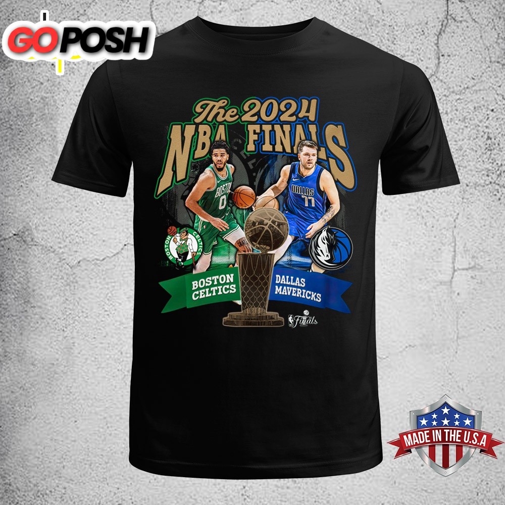 Celtics-Mavericks 2025 NBA Finals Dueling Player Unisex T-Shirt