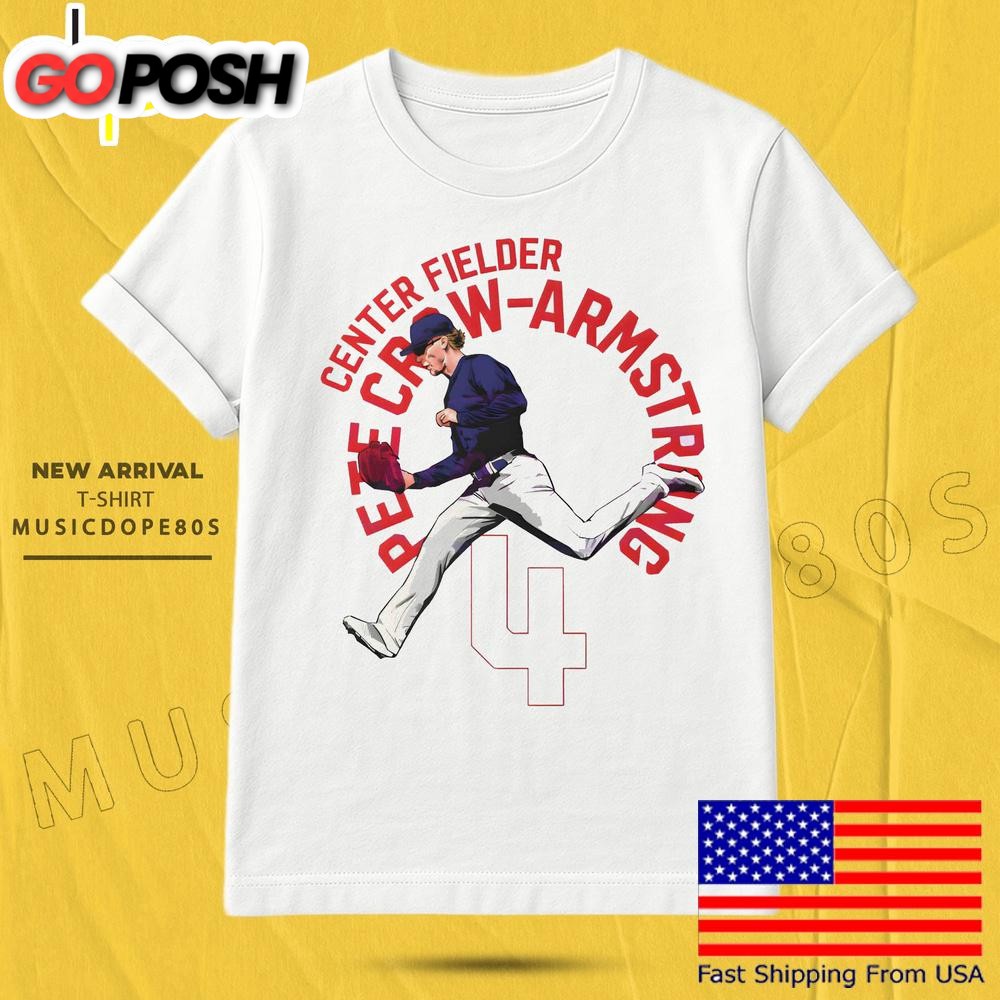 Center Fielder Pete Crow Armstrong 4 Chicago Cubs T Shirt