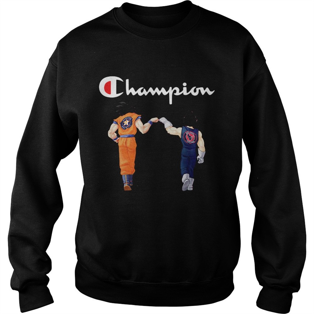 Champion Son Goku and Vegeta Houston Astros Houston Texans shirt