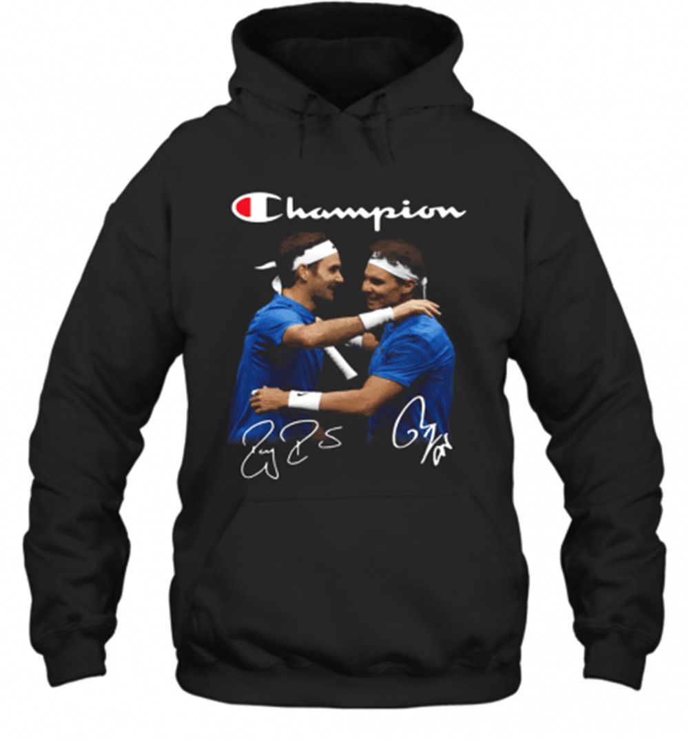 Champions Roger Federer And Rafael Nadal T-Shirt