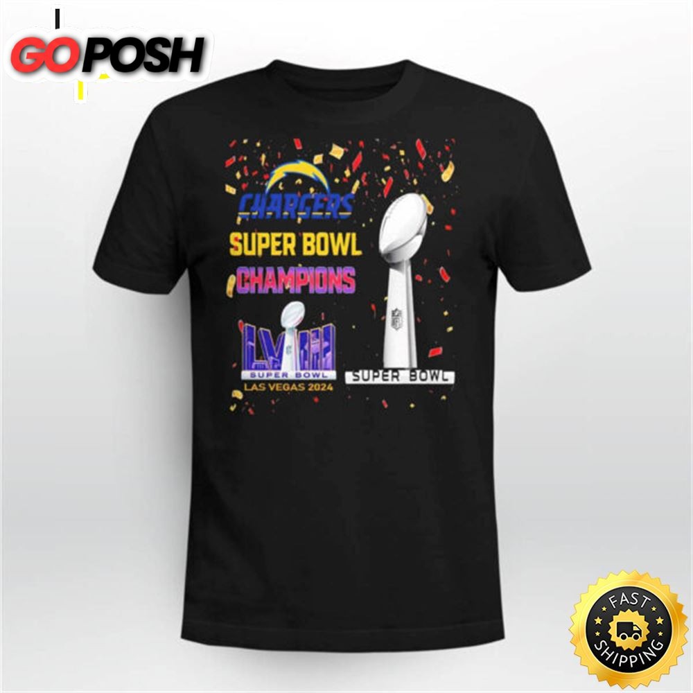 Chargers Super Bowl Champions Lviii Las Vegas 2025 Shirt