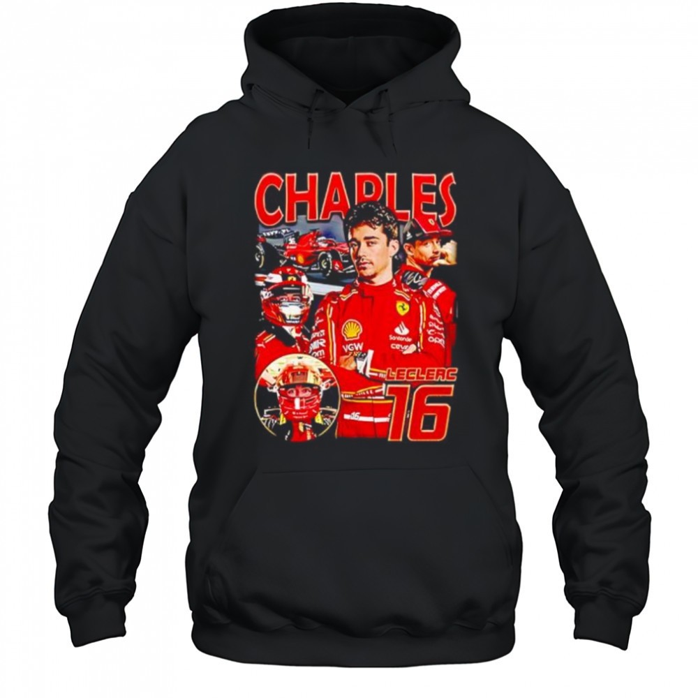 Charles Leclerc 16 F1 graphic shirt