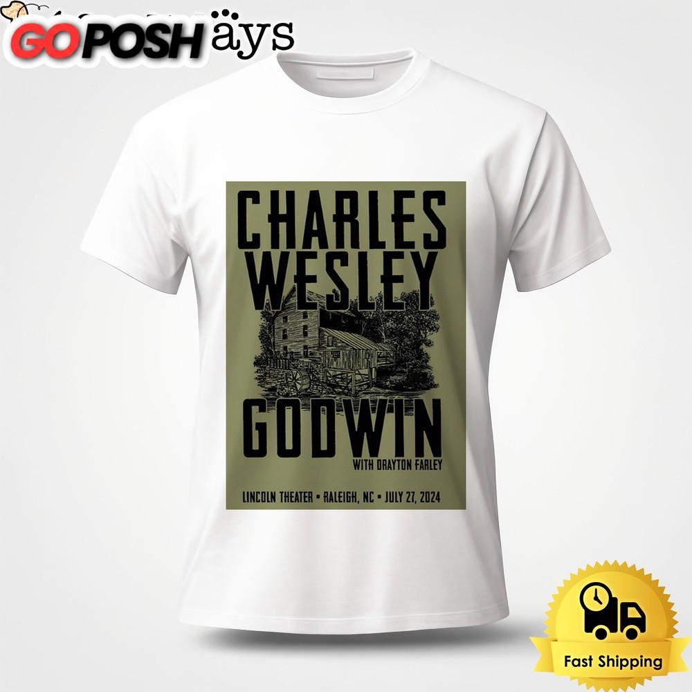 Charles Wesley Godwin Live At Lincoln Theatre Raleigh NC On July 27 2024 Unisex T-Shirt