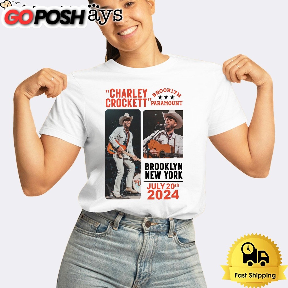 Charley Crockett At Brooklyn Paramount Brooklyn NY On July 20 2024 Unisex T-Shirt