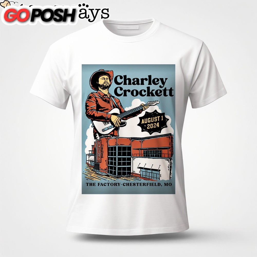 Charley Crockett Live At The Factory Chesterfield MO On August 1 2024 Unisex T-Shirt