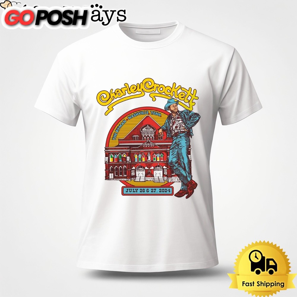 Charley Crockett Live Nashville TN On July 26 2024 Unisex T-Shirt