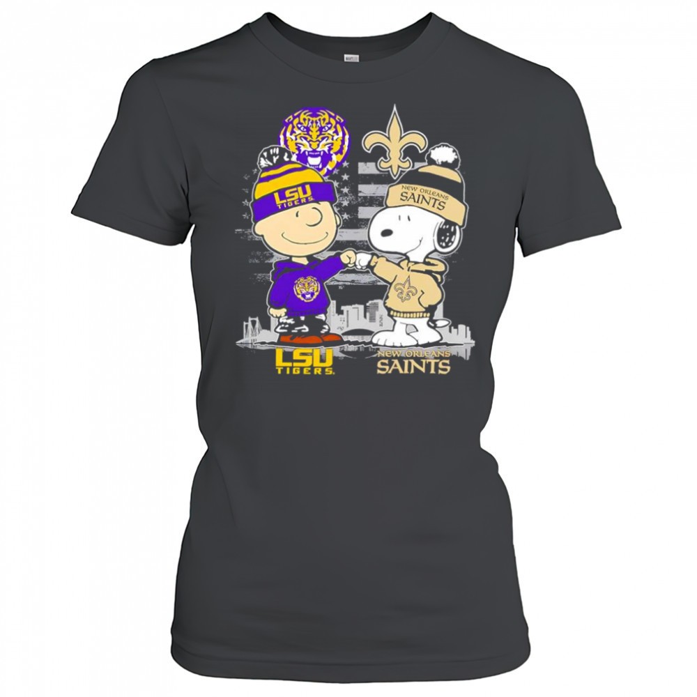 charlie-brown-and-snoopy-x-new-orleans-saints-lsu-tigers-logo-shirt-ohpuubwi Charlie Brown and Snoopy x New Orleans Saints LSU Tigers logo shirt