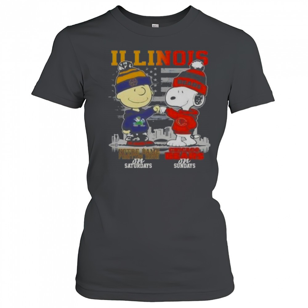 charlie-brown-notre-dame-fighting-irish-on-saturdays-x-snoopy-chicago-bears-on-s-2rg7pvl5 Charlie Brown Notre Dame Fighting Irish On Saturdays X Snoopy Chicago Bears On Sundays Skyline T-Shirt