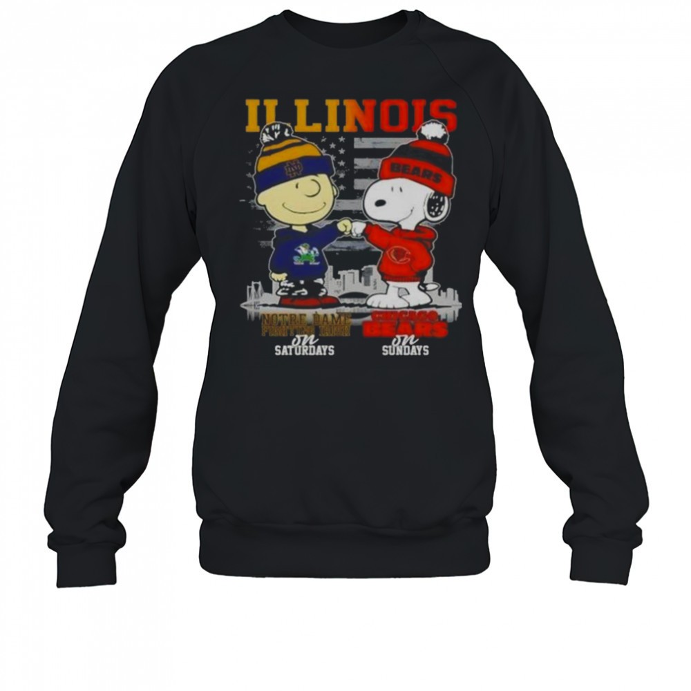 charlie-brown-notre-dame-fighting-irish-on-saturdays-x-snoopy-chicago-bears-on-s-2rg7pvl5 Charlie Brown Notre Dame Fighting Irish On Saturdays X Snoopy Chicago Bears On Sundays Skyline T-Shirt