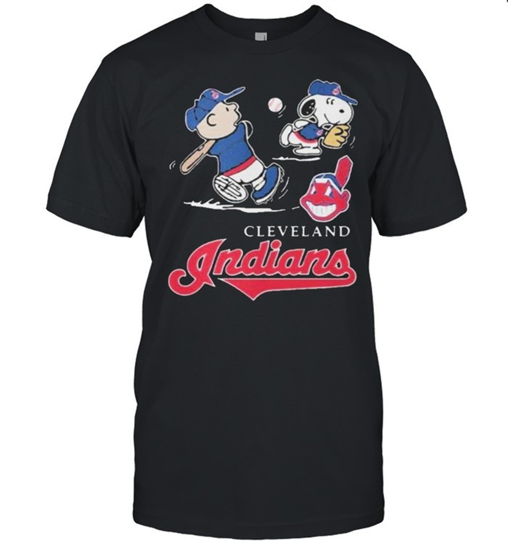 charlie-brown-snoopy-cleveland-indians-t-shirt-2n21nlkz Charlie Brown Snoopy Cleveland Indians T Shirt