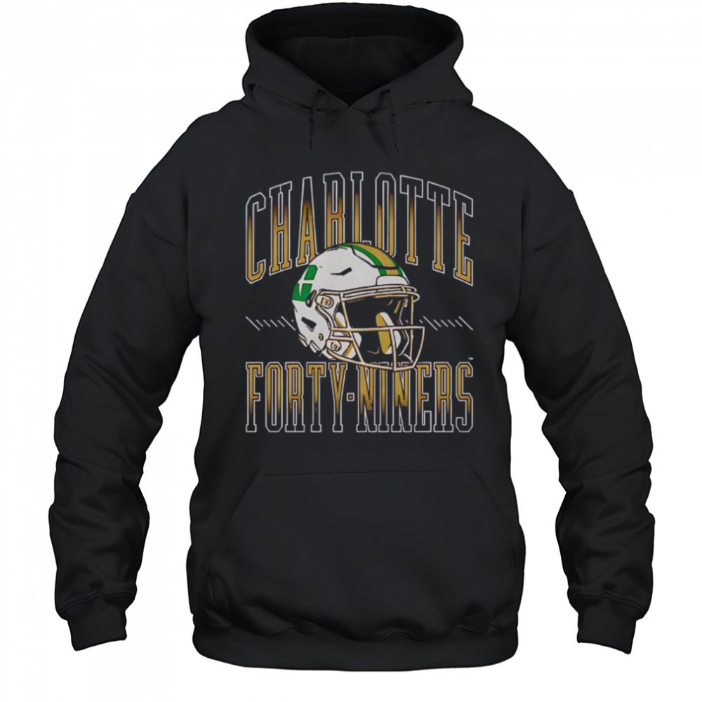 Charlotte 49ers Football Helmet T-Shirt