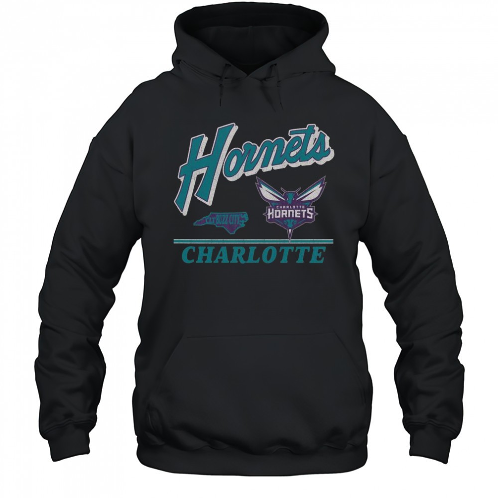 Charlotte Hornets Fly By Vintage T-Shirt