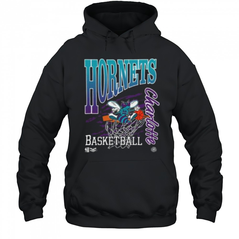 Charlotte Hornets Mitchell & Ness NBA Basketed Vintage Shirt