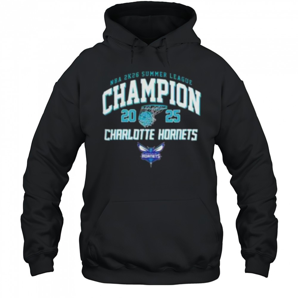 Charlotte Hornets NBA 2k26 Summer League 2025 Las Vegas Champions shirt