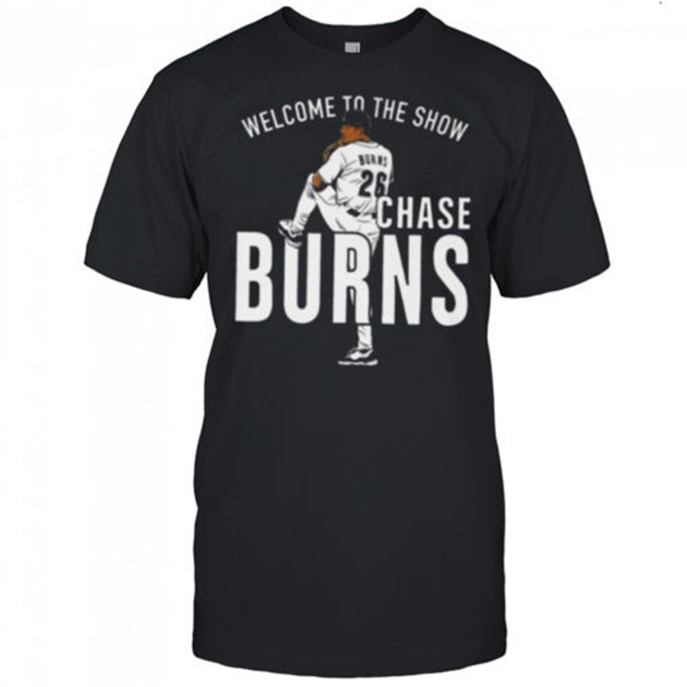 chase-burns-welcome-to-the-show-cincinnati-baseball-shirt-b43qyeso Chase Burns Welcome to the Show Cincinnati Baseball Shirt