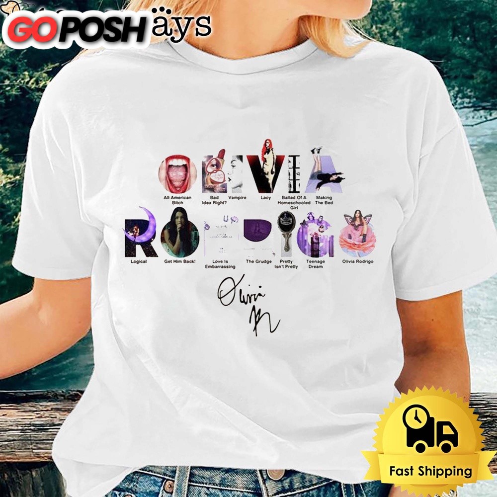 Cheap Olivia Rodrigo Guts Album Track List Unisex T-Shirt