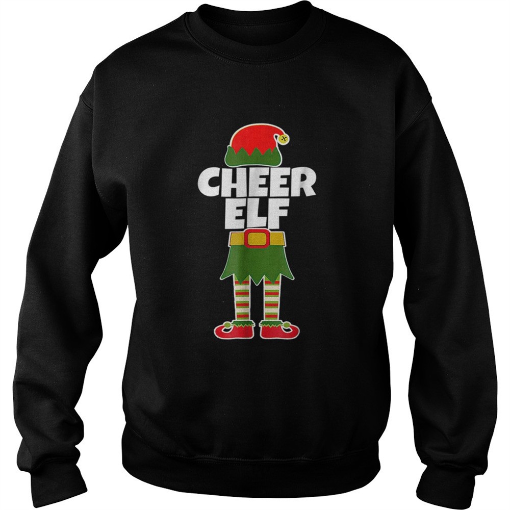 CHEER ELF Funny Cheerleader Christmas Holiday shirt