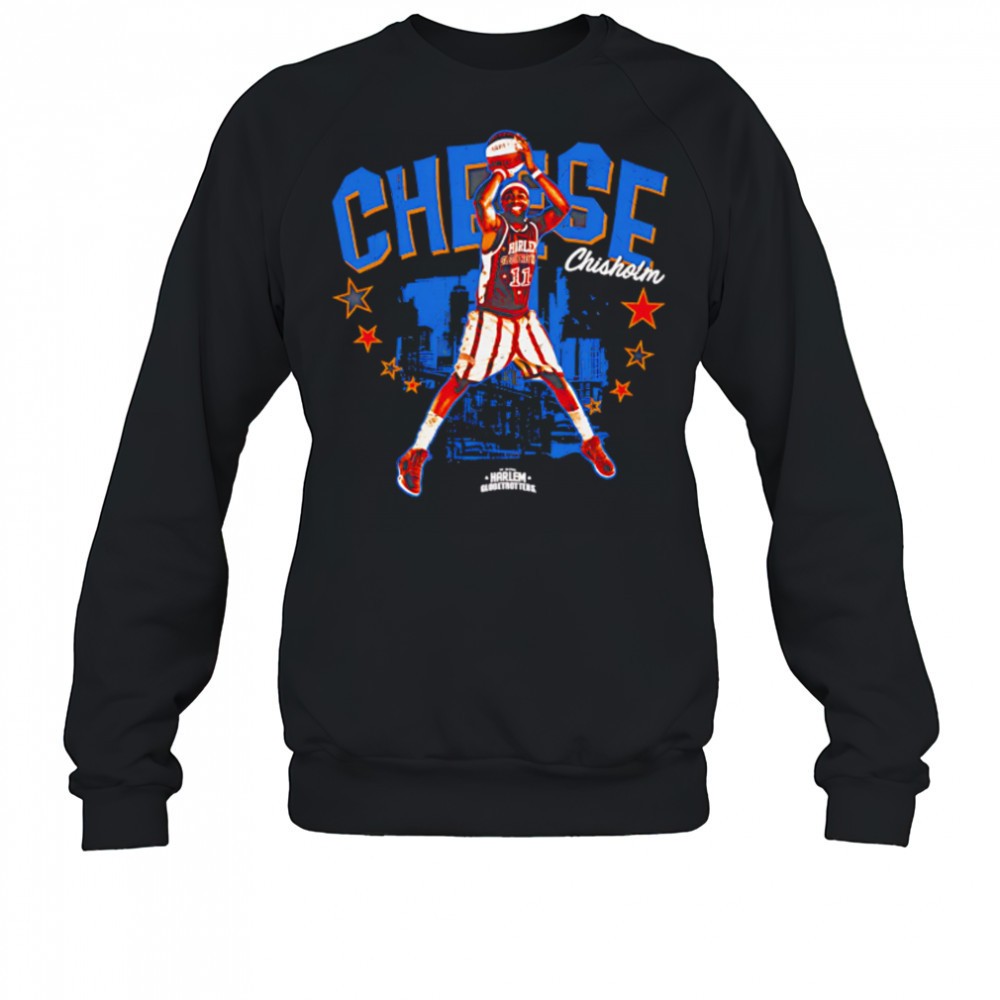 cheese-chisholm-harlem-globetrotters-nickname-graphic-shirt-euenoa1m Cheese Chisholm Harlem Globetrotters Nickname graphic shirt