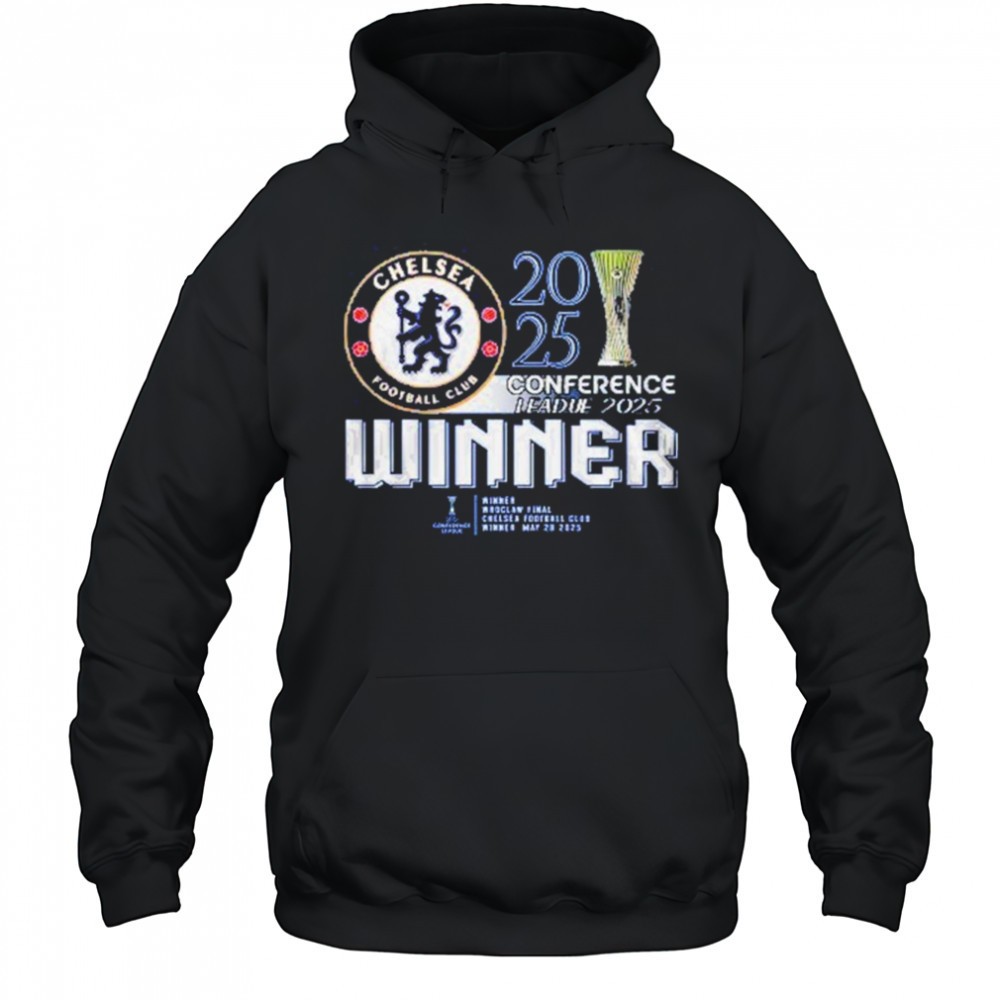 Chelsea FC 2025 Europe UEFA Conference League Champions T-Shirt