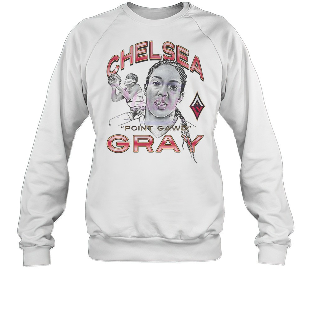 Chelsea Gray Las Vegas Aces Womens Basketball WNBA Poin Gawd Hand Drawn Portrait Shirt