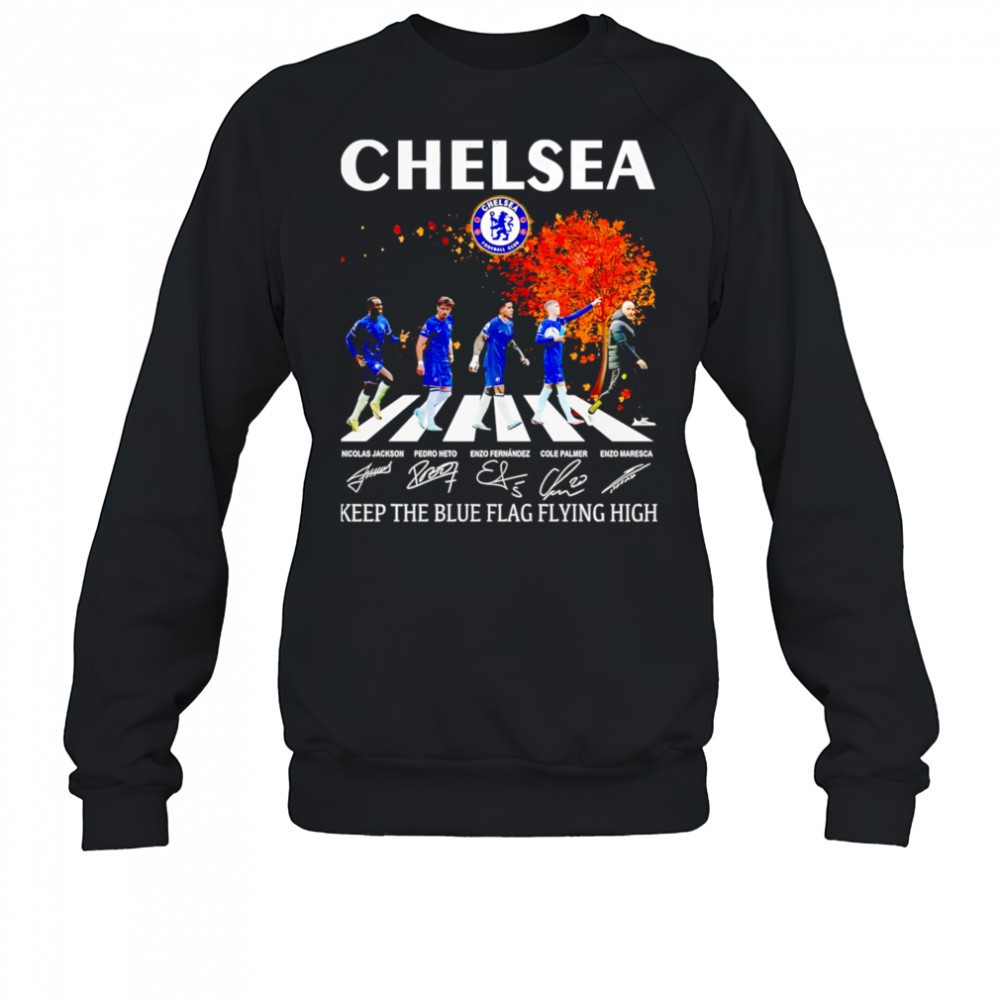chelsea-keep-the-blue-flag-flying-high-signatures-shirt-zvllbt63 Chelsea Keep The Blue Flag Flying High Signatures shirt