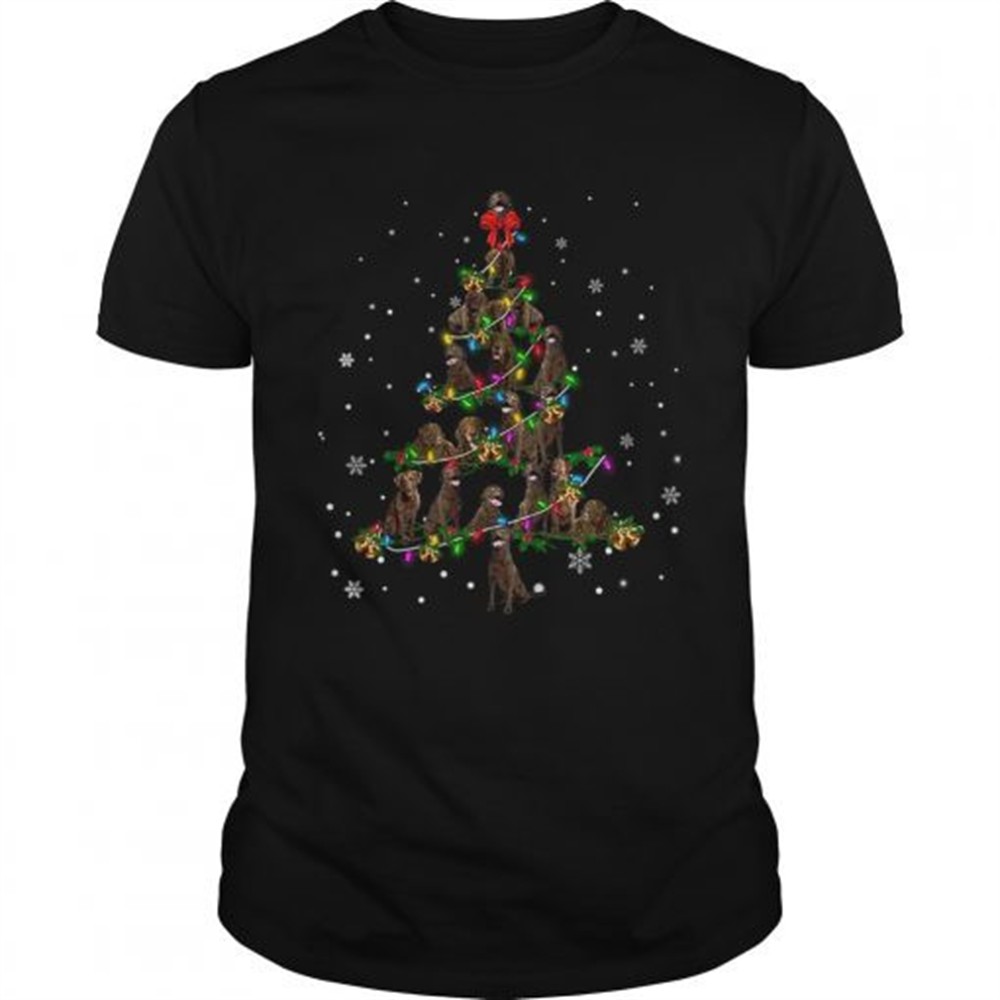 chesapeake-bay-retriever-christmas-tree-tshirt-a0pf24qo Chesapeake Bay Retriever Christmas Tree TShirt